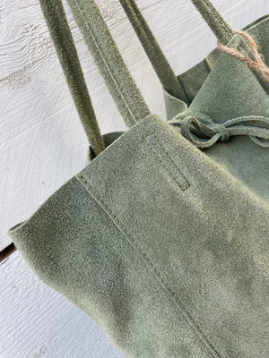 Suede shopper other colours available