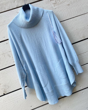 Powder blue knit