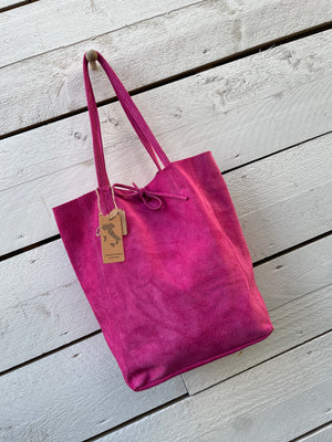 Suede shopper other colours available