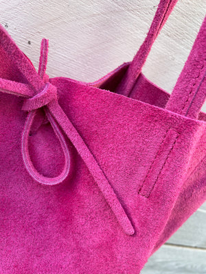 Suede shopper other colours available