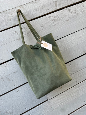 Suede shopper other colours available