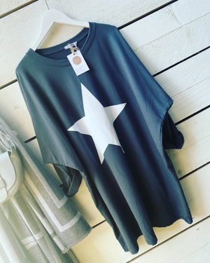 Oversized star top